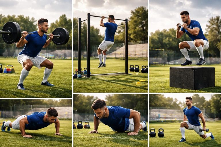 découvrez un circuit de renforcement musculaire spécialement conçu pour le football, alliant exercices ciblés et efficacité pour améliorer votre puissance et endurance sur le terrain.