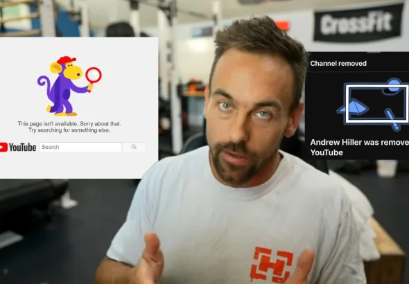 YouTube a supprimé la chaîne d'Andrew Hiller de la surface
